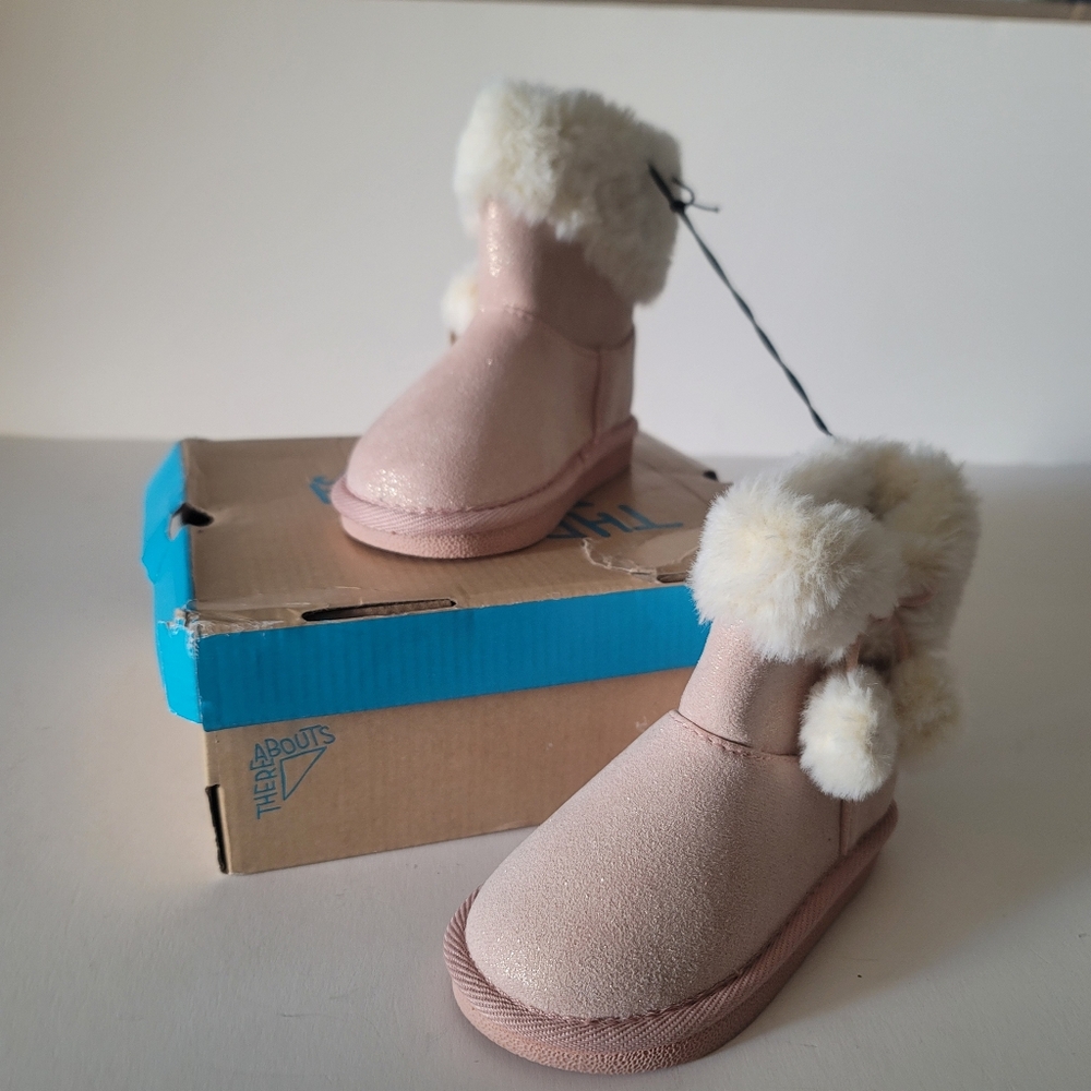 There About Pink Fur-Lined Boots